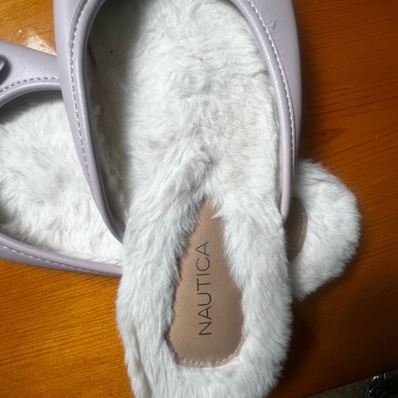 Nautica Purple & Fur Slippers - Picture 6 of 8